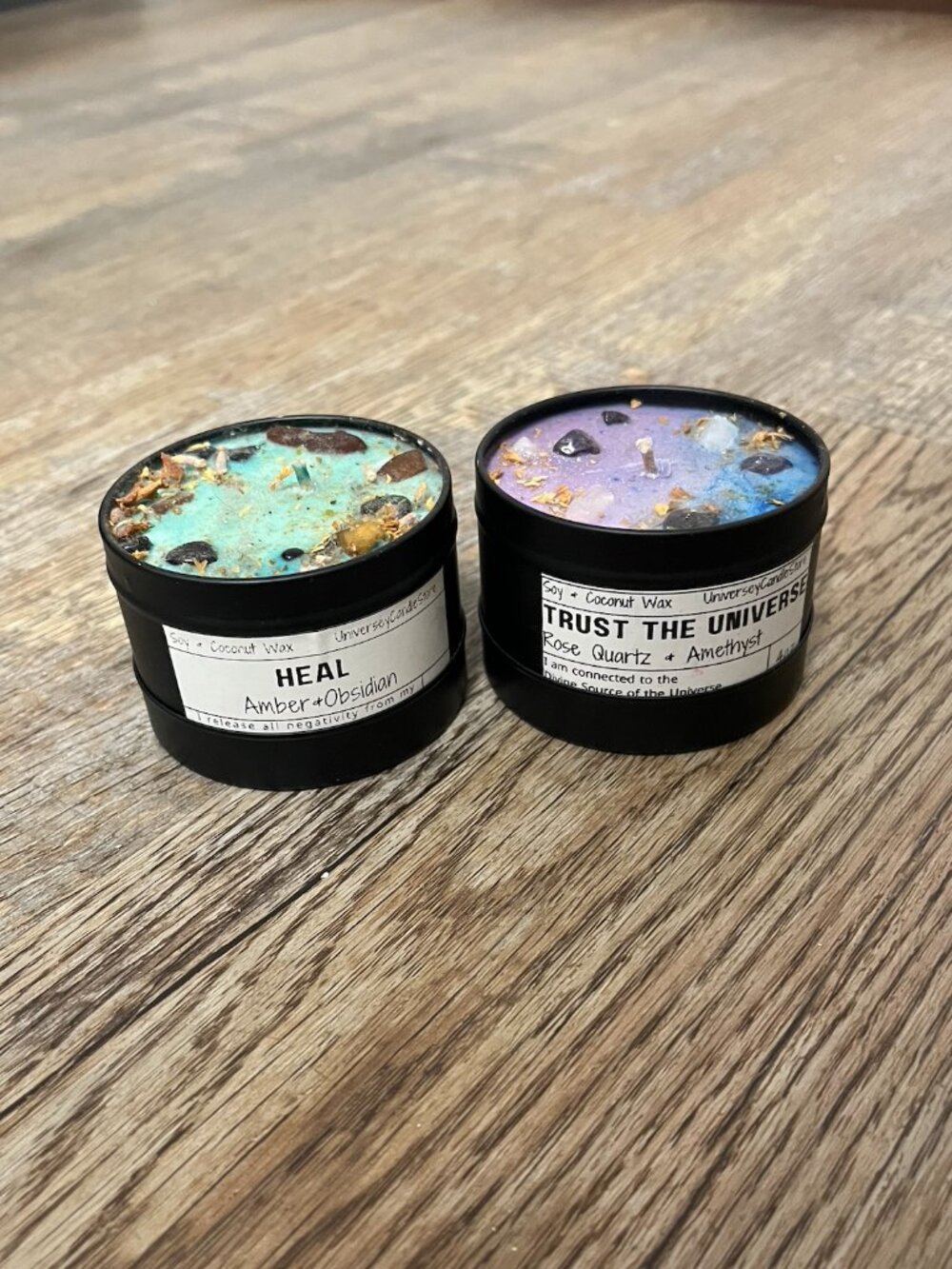 Spiritual Meditation Candles (set of 2)